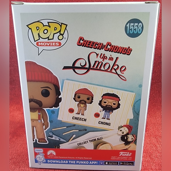 Cheech funko # 1558 (nib) With pop protector - Picture 7 of 7